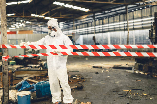 Professional Odor Removal technician working in Portage, UT